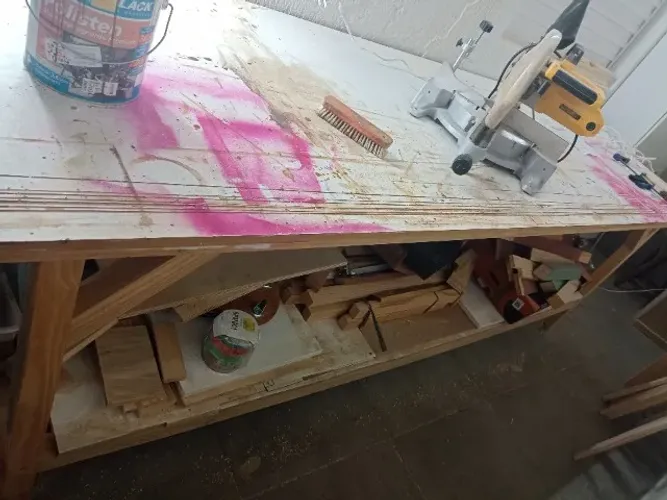 bancada para trabalho em mdf