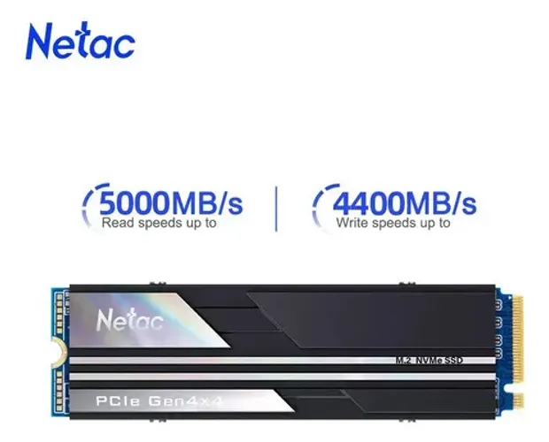 Hd Ssd NVMe Netac NV5000 1TB PCIe Gen4x4 - Velocidade Extrema (5000MB/s) Desktop e Ps5