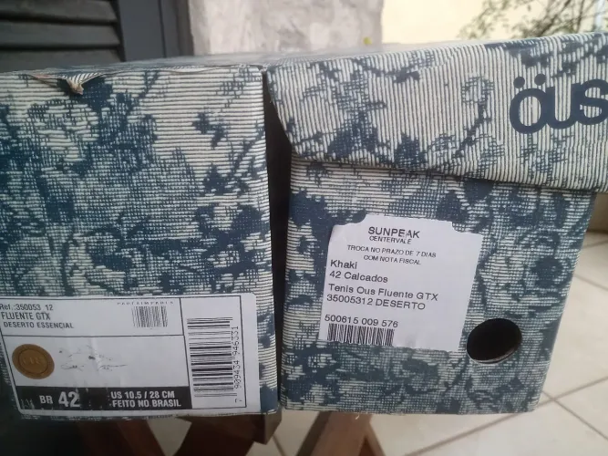 Tênis masculino OUS fluente GTX original 