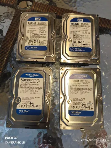 HDs 500GB - WD - 100%