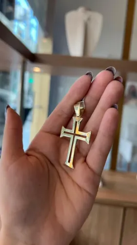 CRUCIFIXO OURO 18K