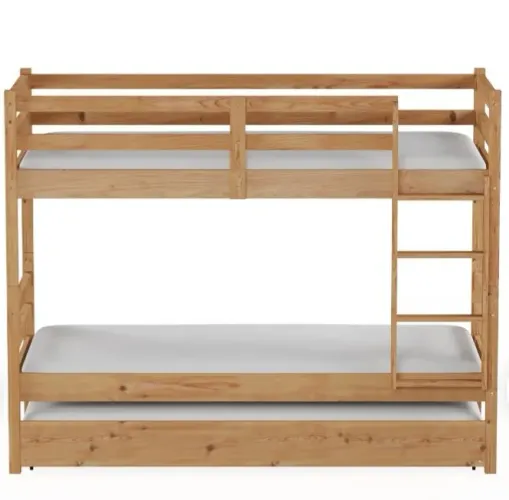 Beliche C/ Cama auxiliar Tok Stok acompanha colchões.  