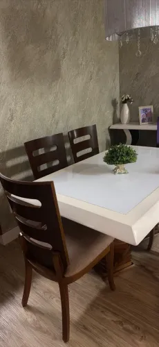MESA DE JANTAR 6 CADEIRAS - MARCENARIA