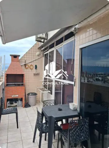Cobertura de frente para a praia  São Vicente/SP (Biquinha) - Venda: 424.000,00