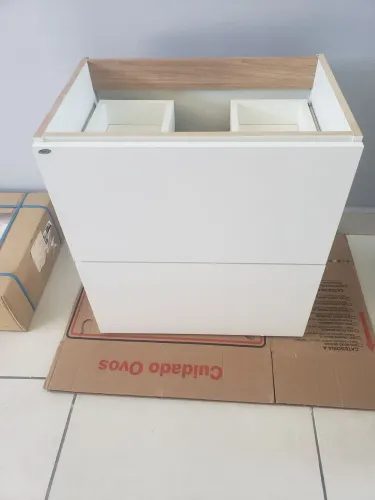 Gabinete banheiro com pia