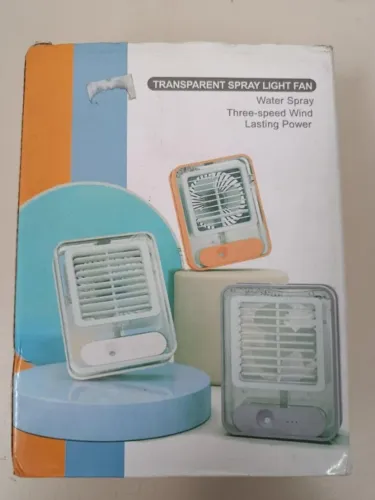 Ventilador com Difusores Transparent Spray Light Fan