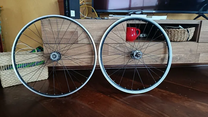 Par de rodas fixa VZAN aro 700