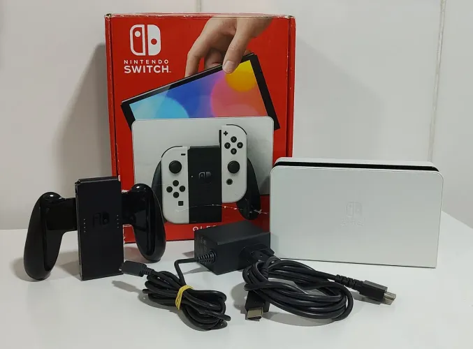 ACESSÓRIOS ORIGINAIS do Nintendo switch Oled