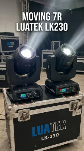 2 MOVING LUATEK 7R LK230 COM CASE