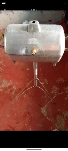 Churrasqueira alumínio batido