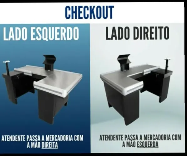 Balcão caixa com kit automação varios tamanhos em 10x sem juros