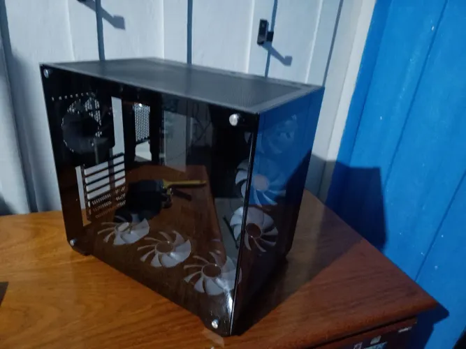 Gabinete Aquário + 7 FANS + Controladora