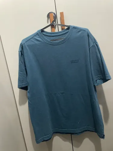 Camisa azul riachuelo