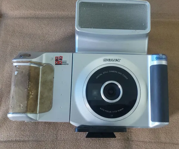 Sony DKC C200X instant passaport máquina fotográfica foto antiga enfeite decoração cenário