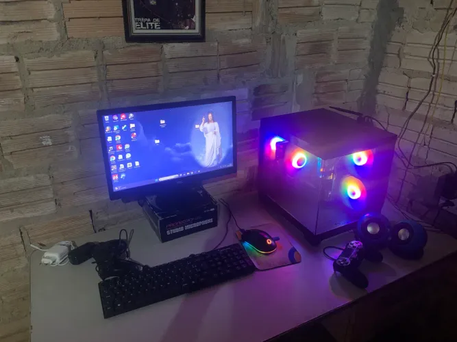 PC GAMER RYZEN 5600G com MONITOR