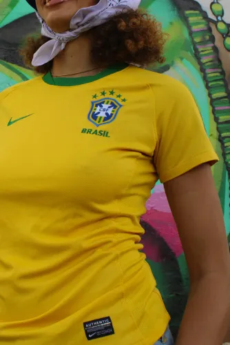 Camisa Brasil feminina original Olinda