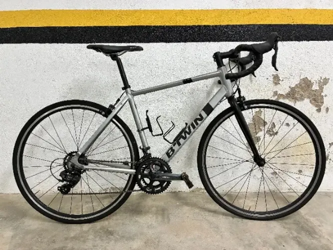 Bicicleta Speed BTwin Triban 100 - Aro 700 Tam 54 - Usada com Upgrades