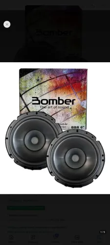 2 pares de alto falante Bomber 6p