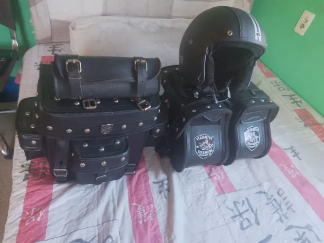 Kit viagem para moto custom