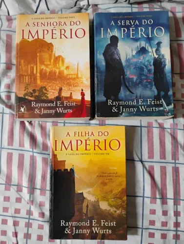Coleção Saga Trilogia A filha do Império - v.1 ao v.3 - Literatura Fantástica - Livros