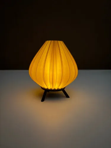 Luminária de Mesa com Vela Led Ouro Velho Enfeite Decoração