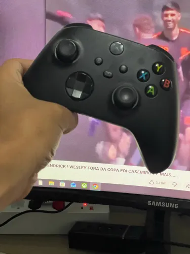 Controle Xbox serie s/x black carbon 