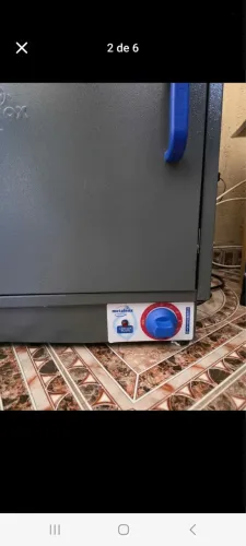 Estufa elétrica a seco 50 marmitas Metalnox MS 50 bicolor