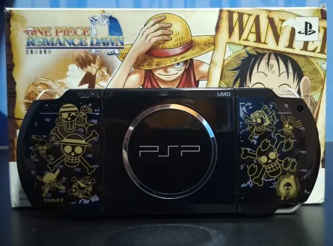 Console PSP One Piece Romance Dawn Edition Completo