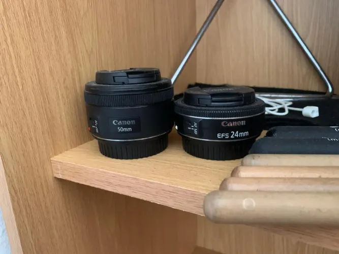 Kit lentes Canon 50mm e 40mm