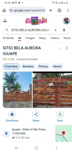 Imóvel para venda tem 145200 metros quadrados em Iguape - Iguape - SP
