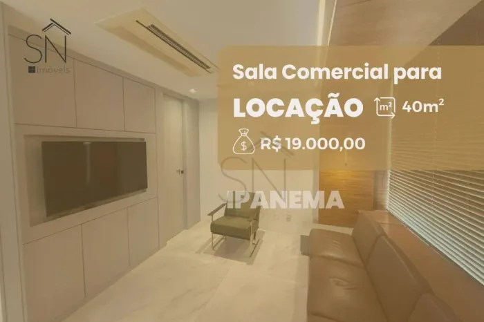 Studio para alugar, 48 m² por R$ 22.821,90/mês - Ipanema - Rio de Janeiro/RJ