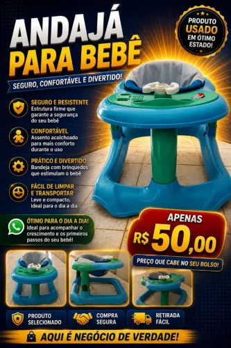 Carrinho anda já bem conservado passa o cartão