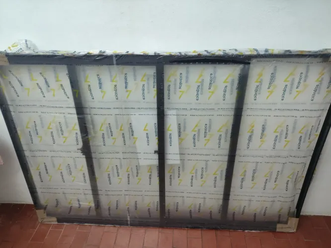 Janela de Alumínio Atlântica Fortline 150x100 Preta - Nova na Embalagem