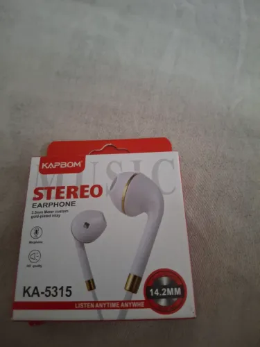 Fone de ouvido auricular com fio p2 kapbom 