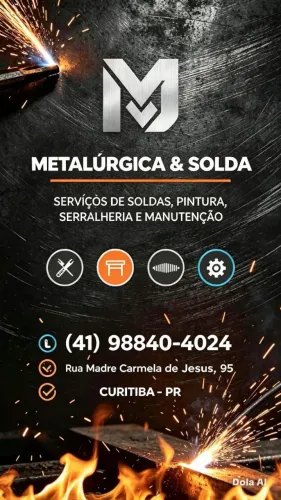 Fabricação e manutenção de estruturas de pequeno e grande porte."