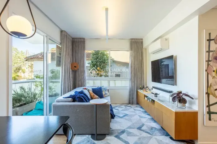 Apartamento mobiliado 67m2, 2 quartos, 1 suíte, 1 vaga - Vila Ipiranga - Porto Alegre/RS