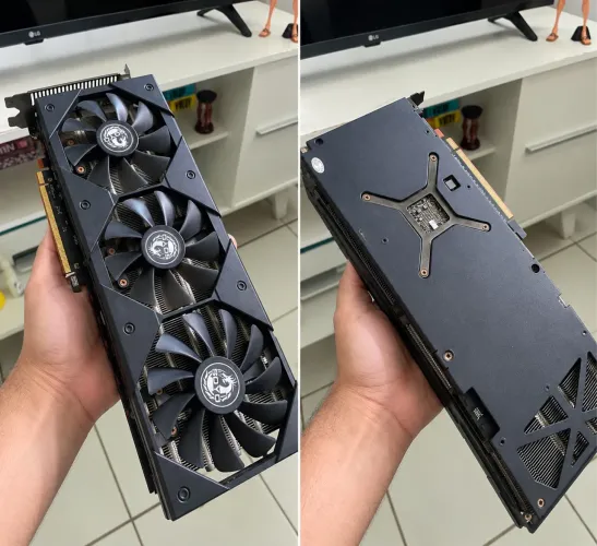 Placa de Vídeo RX 5700 XT 8GB ? SOYO Triple Fan