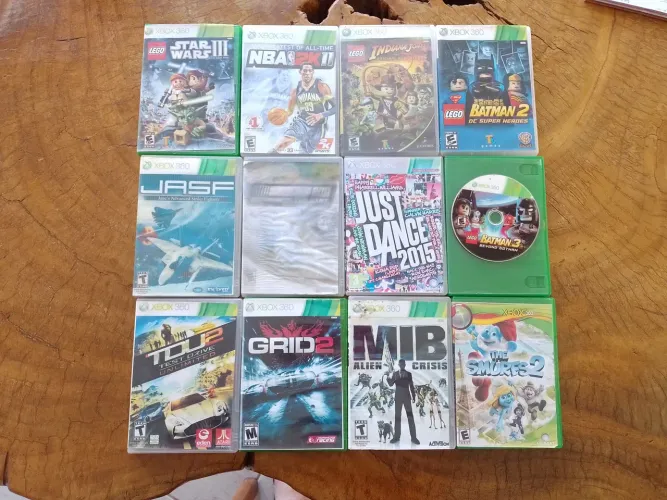 Jogos vídeo game XBOX 360 (não são originais)