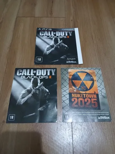 Capa e Manual/Encarte Call Of Duty: Black Ops 2 de PS3