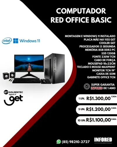 Computador Red Office Basic