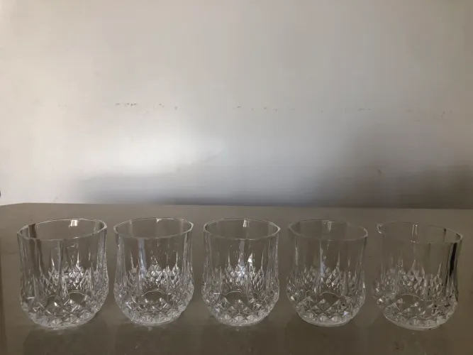 CINCO COPOS P/ WHISKY COMPRADOS NO ANO DE 1.978 RELÍQUIAS RARIDADES (URGENTE) !