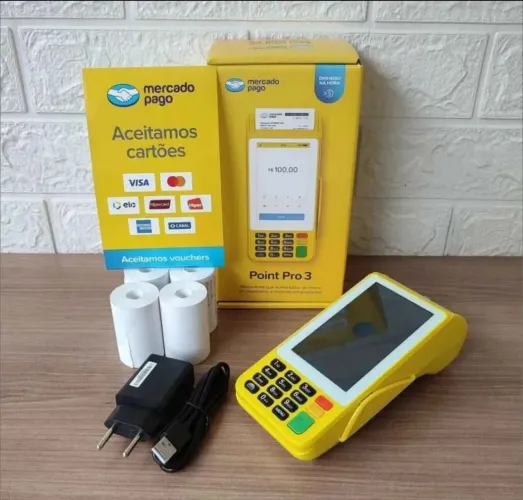 Novo modelo de máquina do mercado pago Point Pro 3