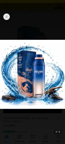 Perfume natura kaiak sonar feminino 100ml