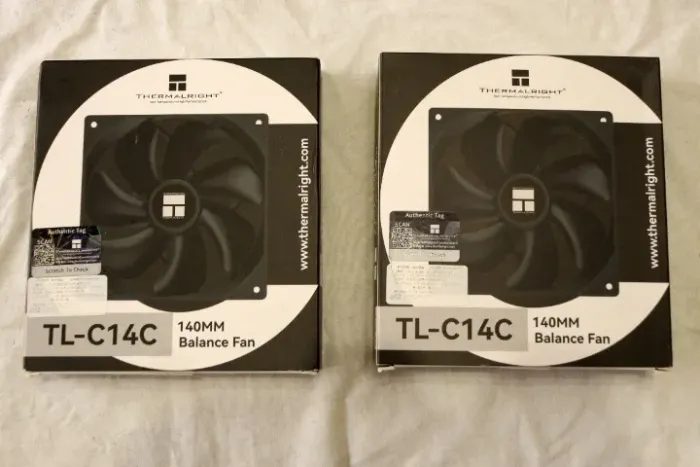 2x Ventoinha Fan Thermalright Tl-c14c 140mm Pwm 4pin