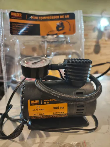 Mini Compressor De Ar Automotivo Portátil Bolder 12v 300 Psi