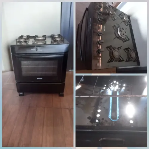 Vendo fogão 4 bocas tampo de vidro sugar tudo funcionando