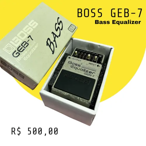 PEDAL BOSS EQUALIZER BASS