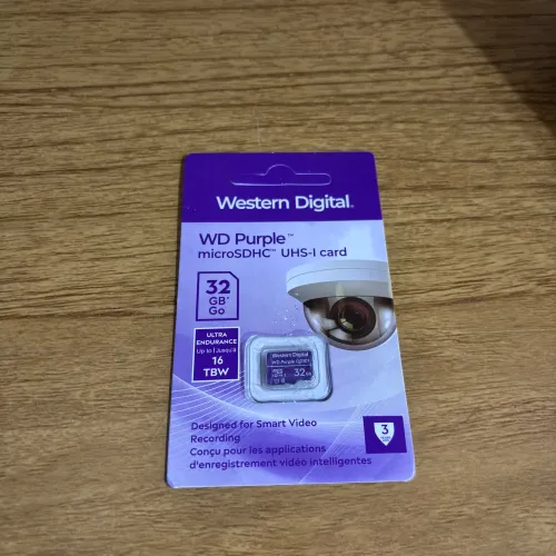 CARTÃO DE MEMÓRIA 32GB Wd purple