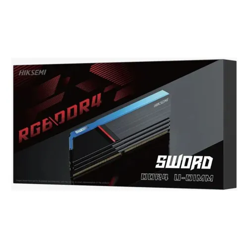 Memória RAM Hiksemi Sword RGB DDR4 8GB 3200MHz Nova Lacrada