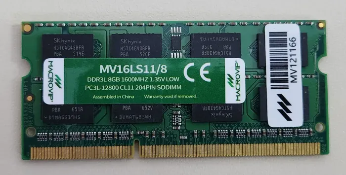 Memória ram DDR3L 8gb 1600mhz para notebook 100% testada